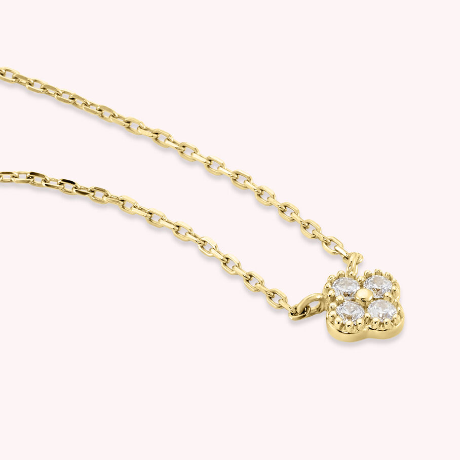Collier ras du cou BELOVED - Cristal / Doré - Colliers  | Agatha