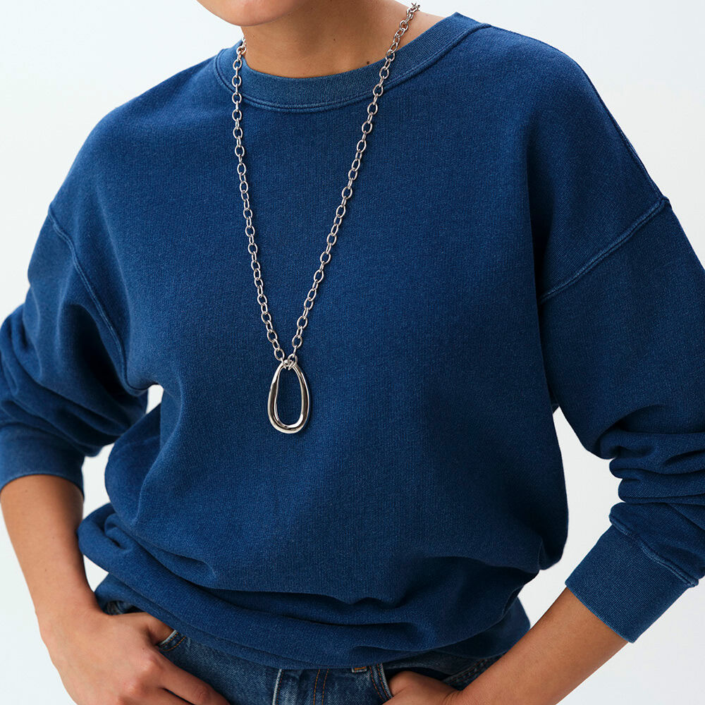 Sautoir ABBESSES - Argent&eacute; - Sautoir  | Agatha