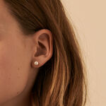 Boucles d'oreilles puces PERL - Perle / Argenté - Boucles d'oreilles puces  | Agatha