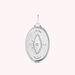 Pendentif KARMA - Cristal / Argenté - Bijoux  | Agatha