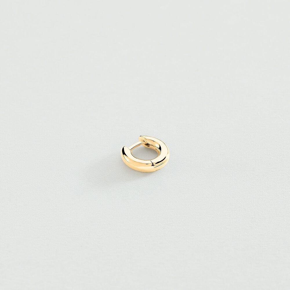 Piercing créole DODUE - Doré - Bijoux sans pierre  | Agatha