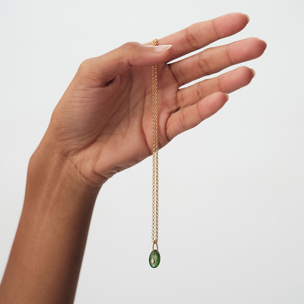 Pendentif PIERRE NATURELLE - Aventurine - Autres pierres  | Agatha