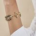 Bracelet souple SESHA - Noir / Doré - Bracelets  | Agatha
