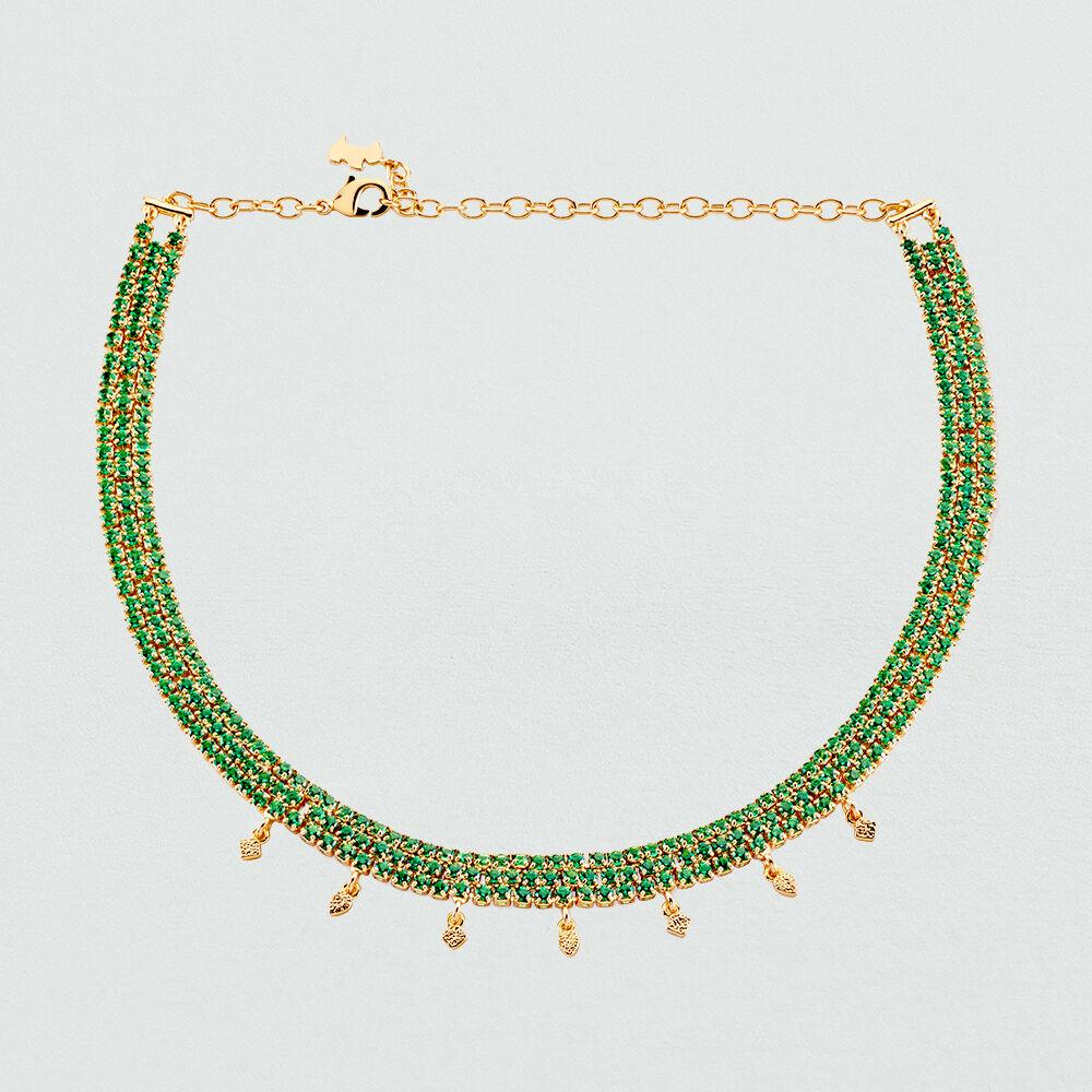 Choker BERENICE - Vert / Doré - Choker  | Agatha