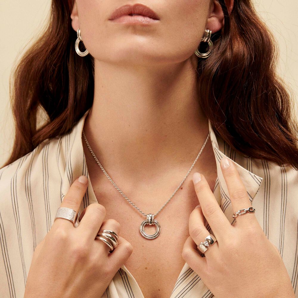 Bague ajustable CHAIN - Argenté - Bagues ajustables  | Agatha