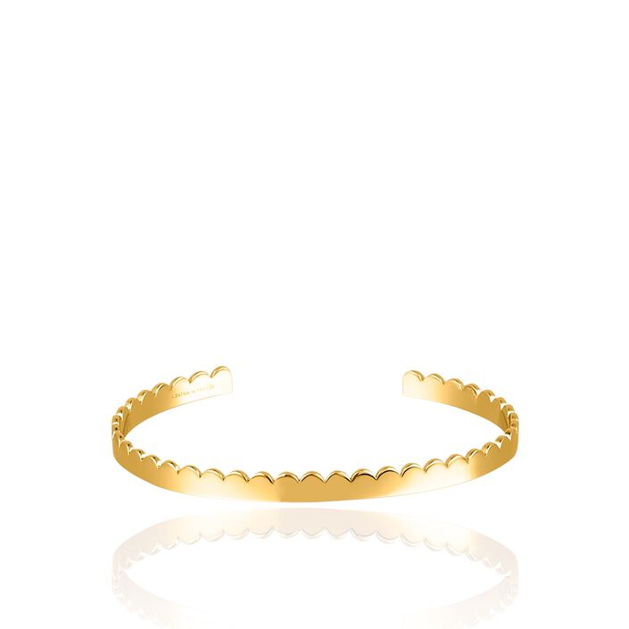 Jonc FESTONNE - Doré - Bracelets  | Agatha