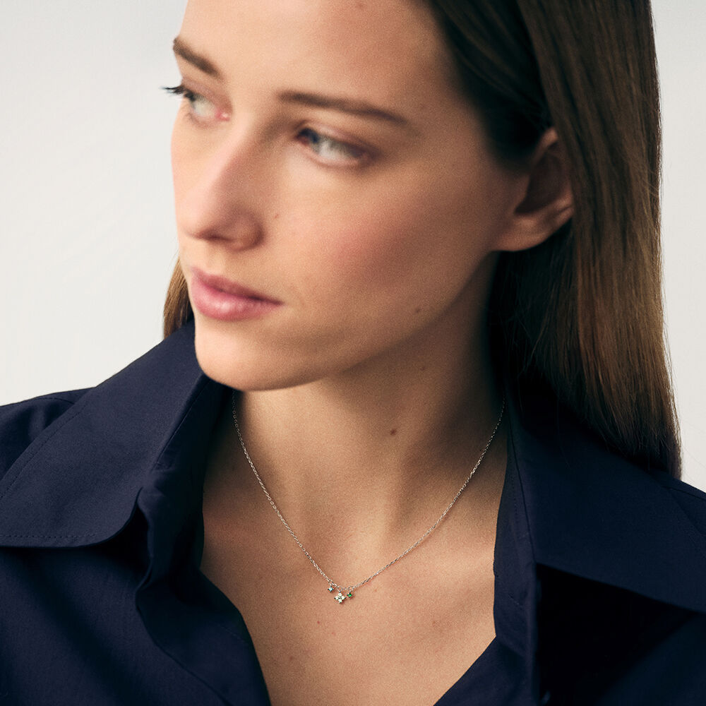 Collier ras du cou BELOVED - Multicolore / Argent&eacute; - Colliers fantaisie  | Agatha