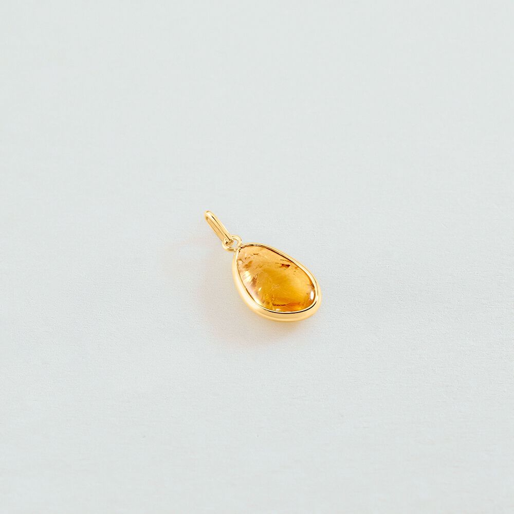 Pendentif PIERRE NATURELLE - Citrine - Autres pierres  | Agatha