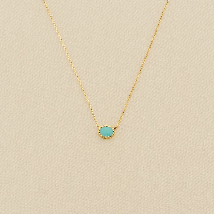 Collier ras du cou ATMA - Lapis/ bleu - Colliers  | Agatha
