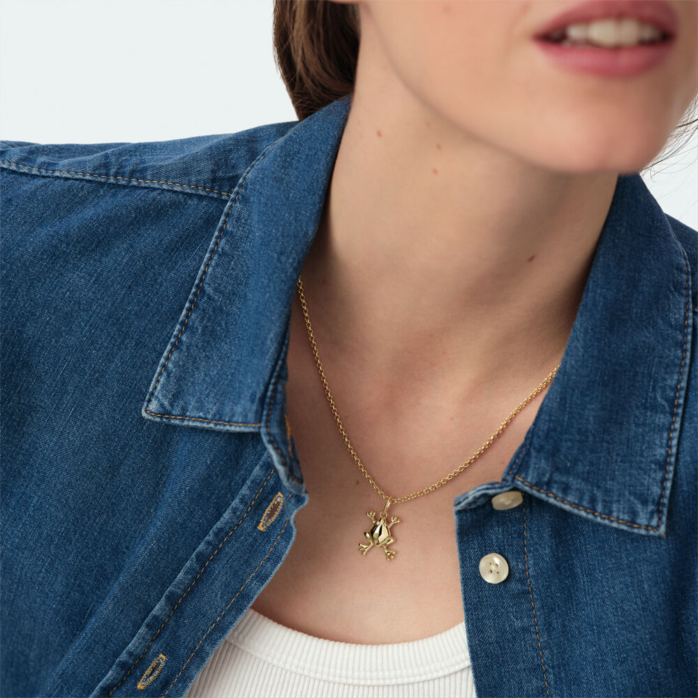 Pendentif GRENOUILLE - Dor&eacute; - Nouveaut&eacute;s  | Agatha