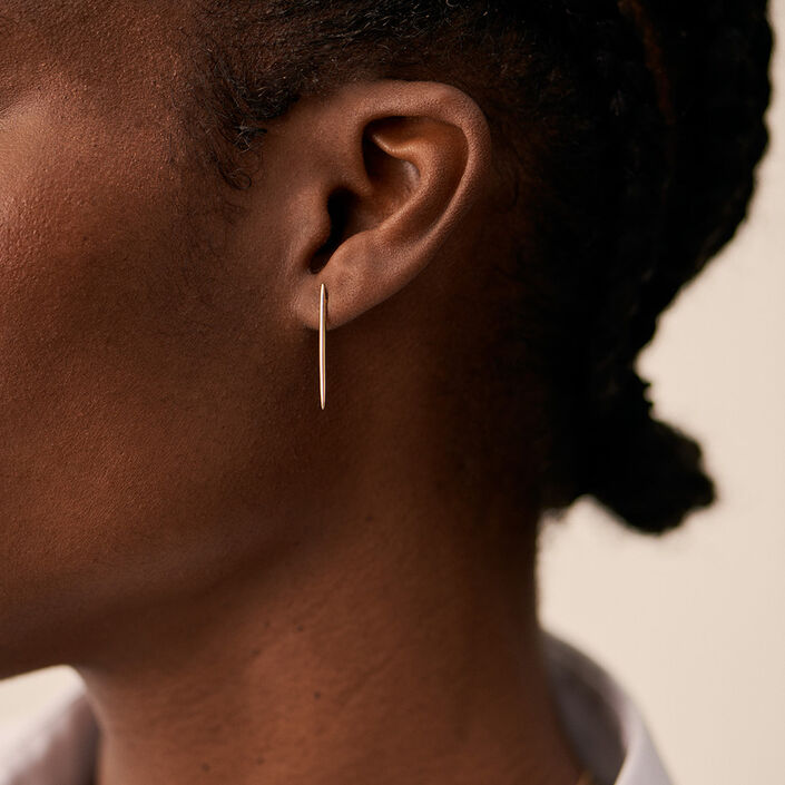 Boucles d'oreilles pendantes RADIEUX - Doré - Boucles d'oreilles  | Agatha