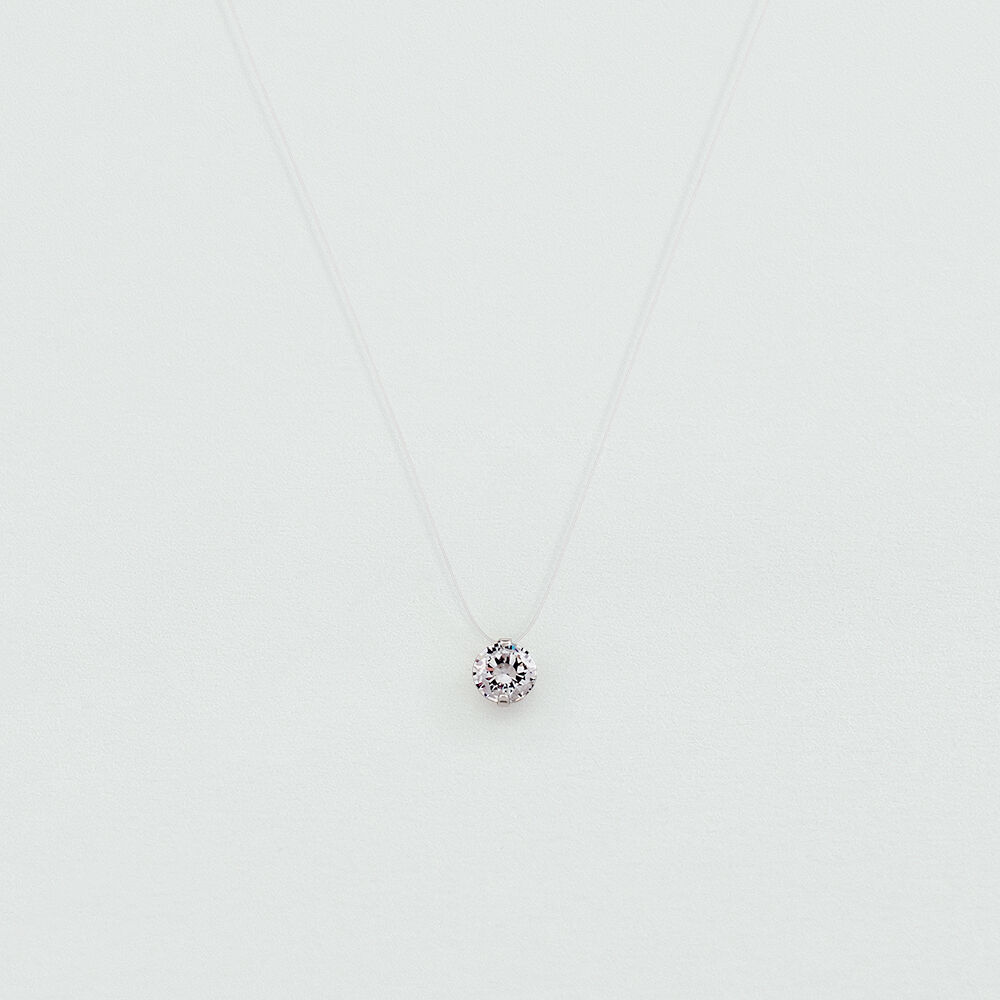 Collier ras du cou FIL MAGIQUE - Cristal / Argent&eacute; - Colliers fantaisie  | Agatha