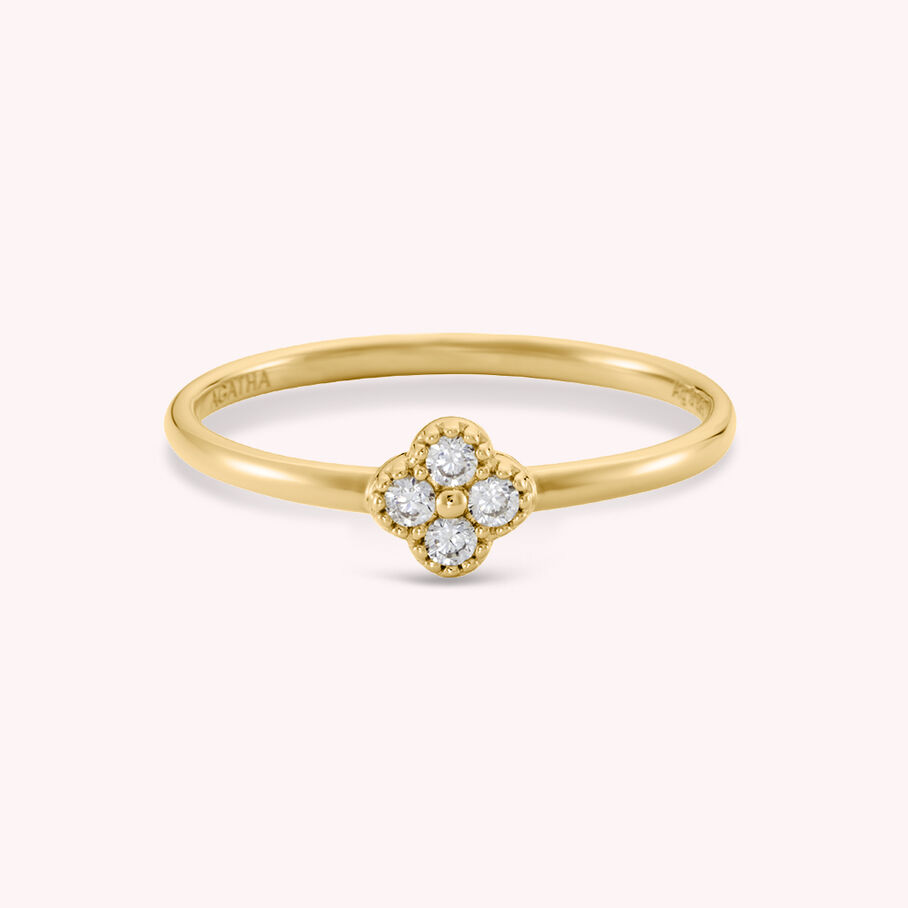 Bague fine BELOVED - Cristal / Doré - Bagues  | Agatha