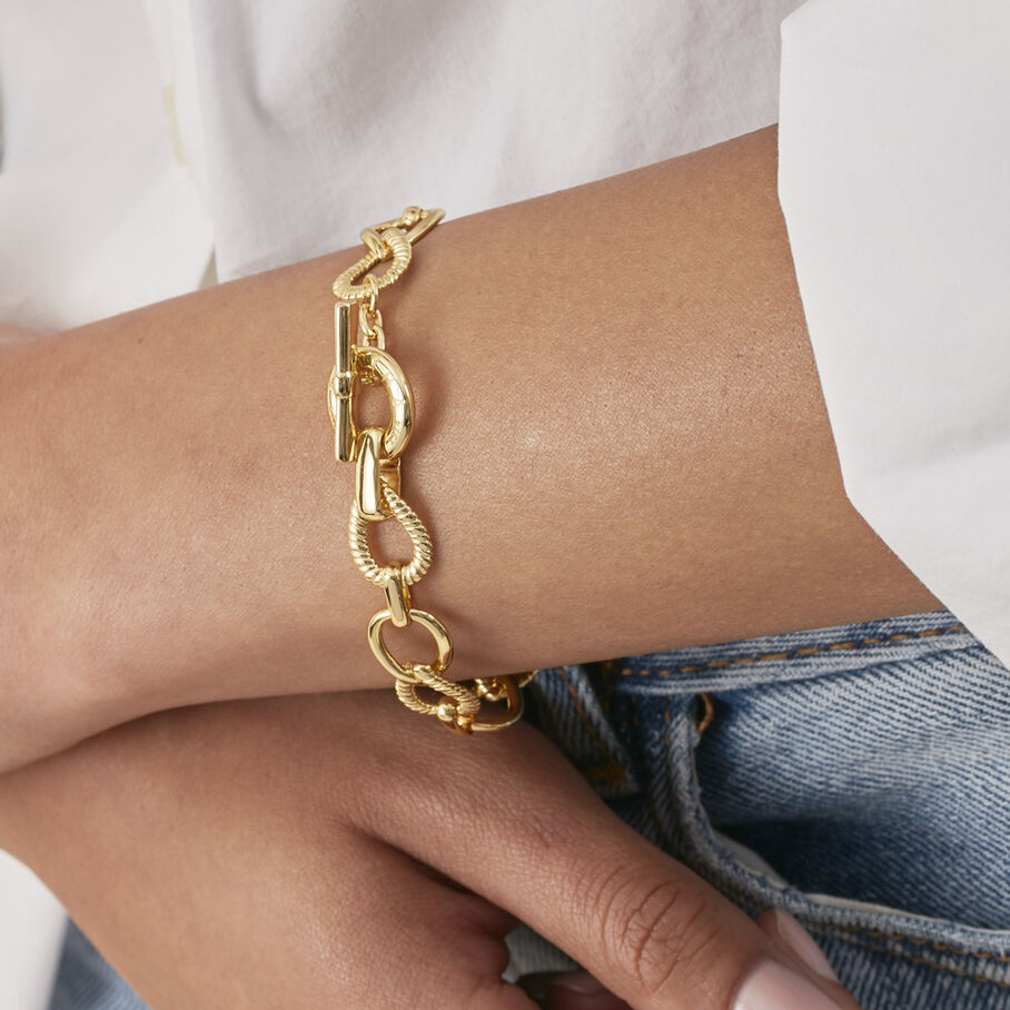Bracelet souple HARMONIE - Doré - Bracelets  | Agatha