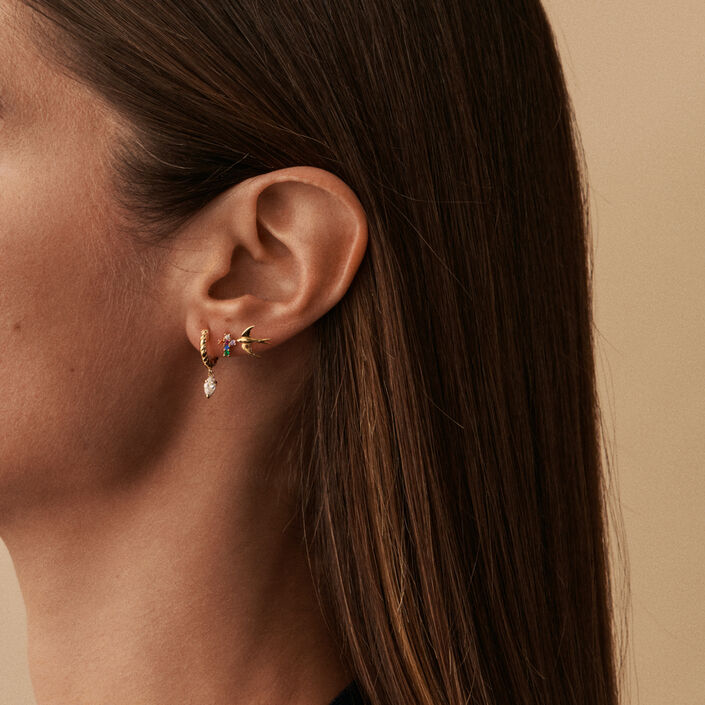 Piercing puce BIRDY - Doré - Piercings  | Agatha
