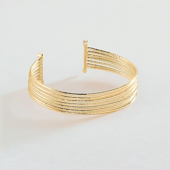 Manchette MAAT - Doré - Bracelets  | Agatha