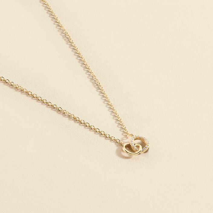 Collier ras du cou RONDOU - Cristal / Doré - Colliers  | Agatha