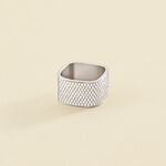 Bague large SISSI - Cristal / Argenté - Bagues  | Agatha