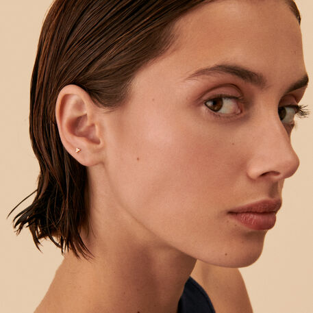 Piercing puce MINPUNTA - Cristal / Doré - Piercings  | Agatha