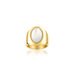 Bague large ALOHA - Nacre / Doré - Bagues  | Agatha