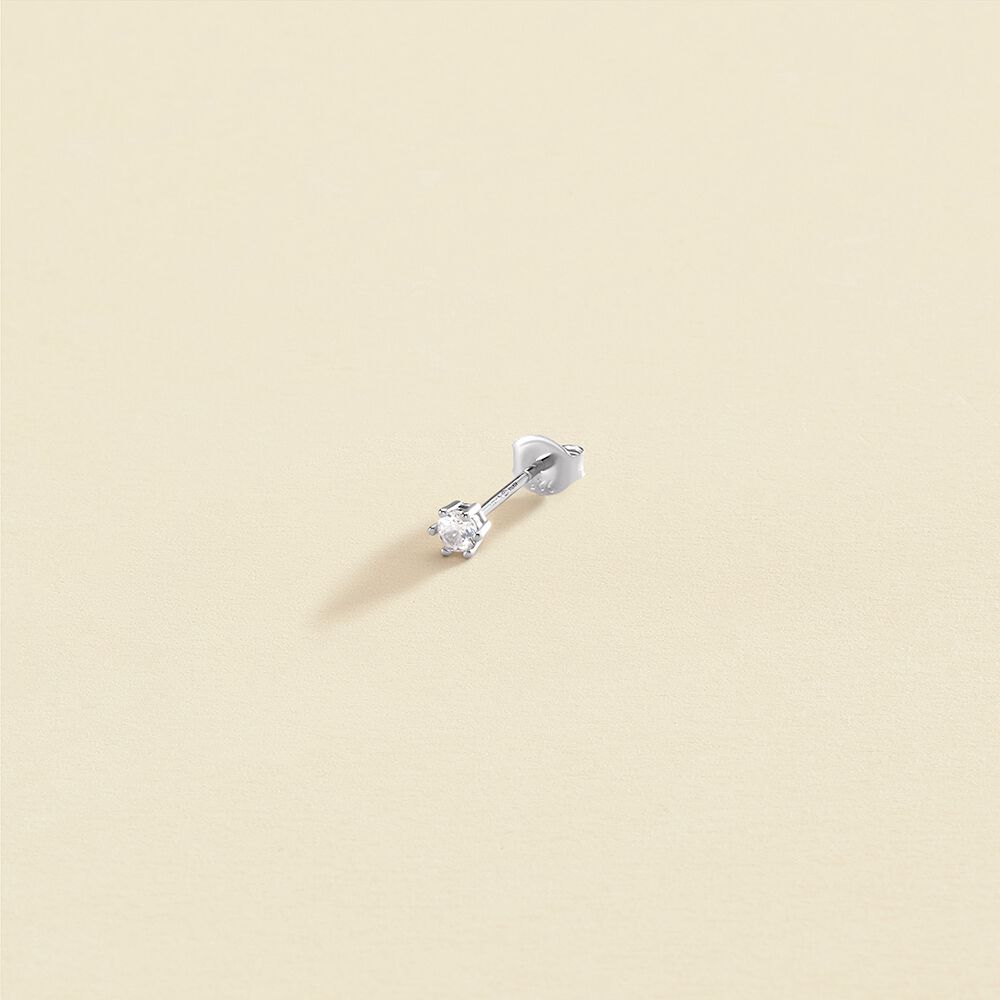 Piercing puce ZIRCON - Cristal / Argenté - Piercings  | Agatha