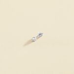 Piercing puce ZIRCON - Cristal / Argenté - Piercings  | Agatha