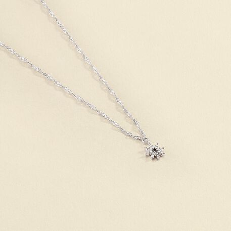 Collier ras du cou SPACEAG - Cristal / Argenté - Colliers  | Agatha