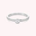 Bague fine SHINE - Cristal / Argenté - Bagues  | Agatha