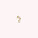 Piercing puce SHINE - Cristal / Doré - Piercings  | Agatha