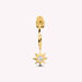 Piercing créole BIG STAR - Cristal / Doré - Piercings  | Agatha