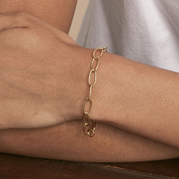 Bracelet souple CHAIN - Doré - Bracelets  | Agatha