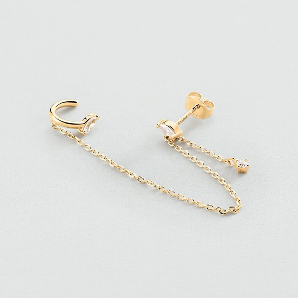 Boucles d'oreilles puces MIX & MATCH - Cristal / Dor&eacute; - Boucles d'oreilles puces  | Agatha