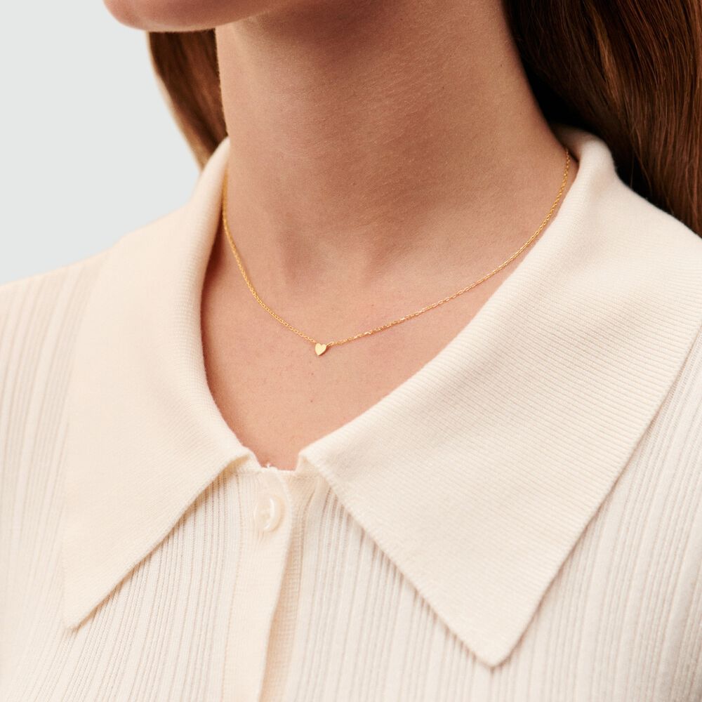Collier ras du cou WITH LOVE - Doré - Colliers fantaisie  | Agatha