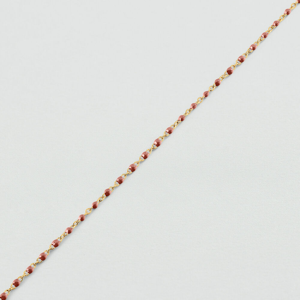 Chaîne de cheville SMARTY - Corail / Doré - Chaînes de cheville  | Agatha