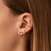 Piercing ear cuff AMAS - Multicolore / Doré - Piercings  | Agatha