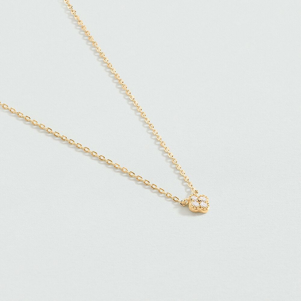 Collier ras du cou BELOVED - Cristal / Doré
