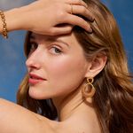 Boucles d'oreilles pendantes TWIGGY - Doré / Camel - Boucles d'oreilles  | Agatha
