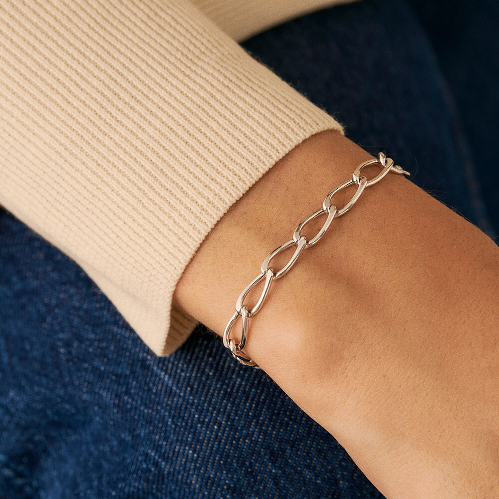 Bracelet souple ARGENT - Argenté - Bracelets fantaisie  | Agatha