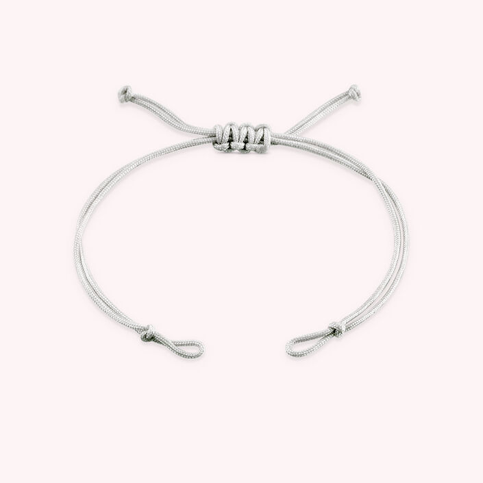 Bracelet cordon CORDONLY - Gris - Bracelets  | Agatha