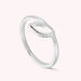 Bague fine LEAVES - Argenté - Bagues  | Agatha