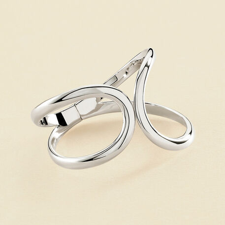 Manchette LINES - Argenté - Bracelets  | Agatha