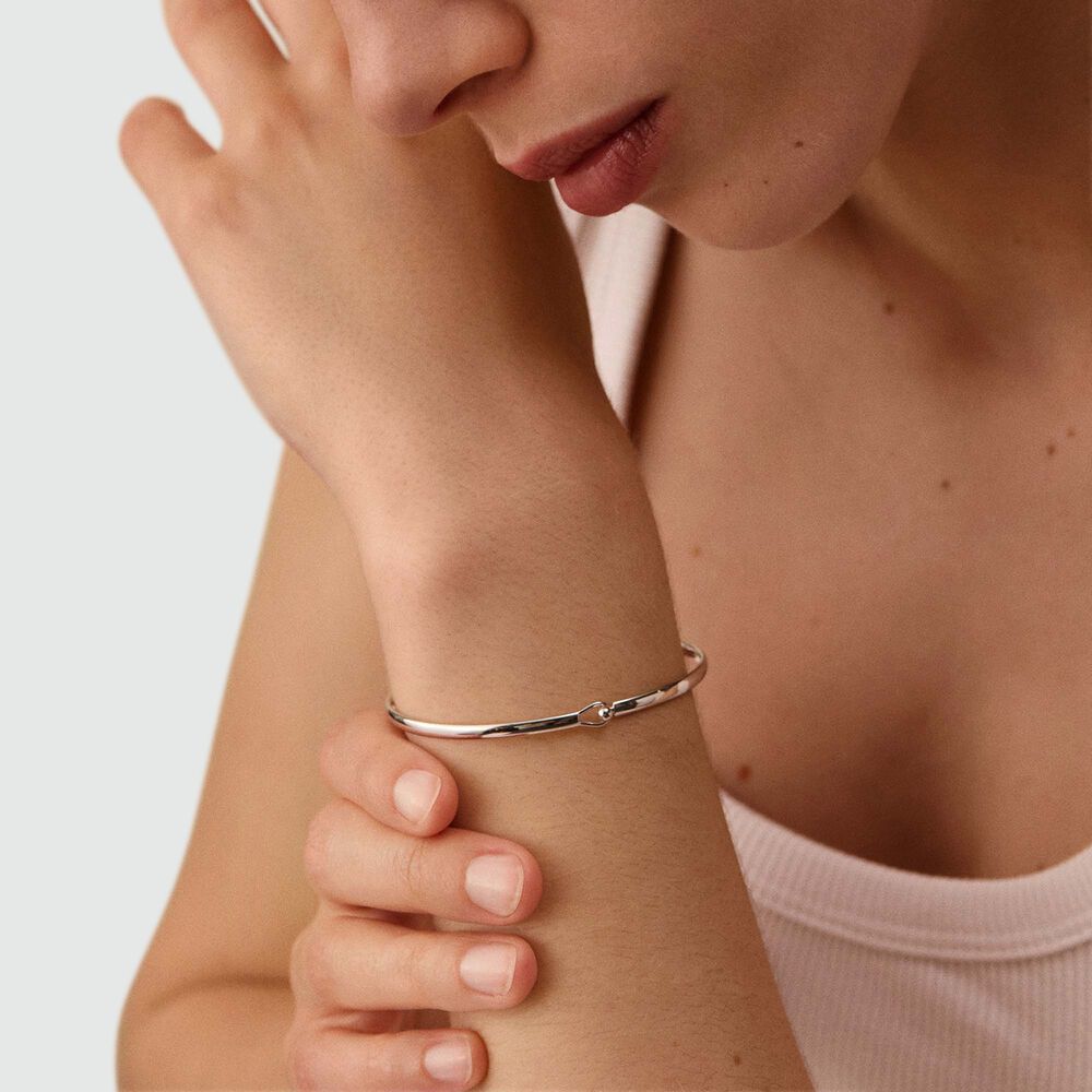 Jonc BANGLE - Argent&eacute; - Bracelets fantaisie  | Agatha