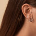 Piercing puce TINY - Cristal / Argenté - Piercings  | Agatha