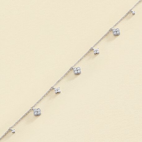 Bracelet souple BELOVED - Cristal / Argenté - Bracelets  | Agatha