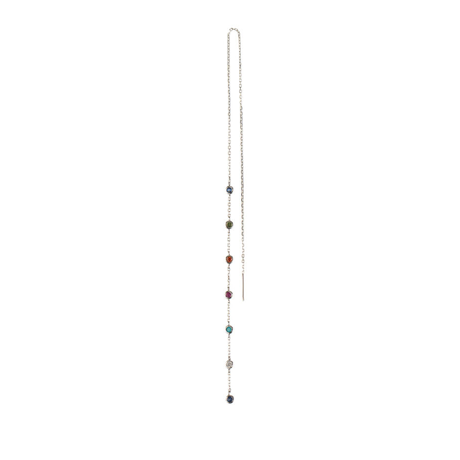 Piercing puce RAINBOWS - Multicolore / Argenté - Piercings  | Agatha