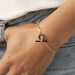 Bracelet souple SESHA - Noir / Doré - Bracelets  | Agatha