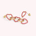 Boucles d'oreilles pendantes SESHA - Rose / Doré - Boucles d'oreilles  | Agatha