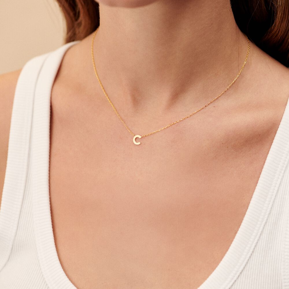 Collier ras du cou ABC - Doré - Colliers fantaisie  | Agatha