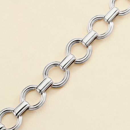 Bracelet souple 1960 - Argenté - Bracelets  | Agatha
