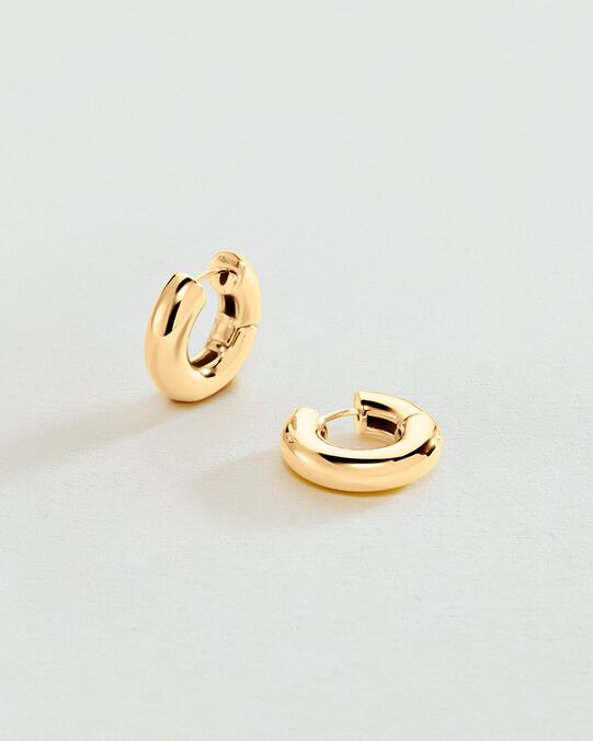 BOBIJOO JEWELRY - Orecchini A Cerchio Gitana Donna, Placcati Oro Vintage - Forma A Cestino, Ipoallergenici, Confezione Regalo